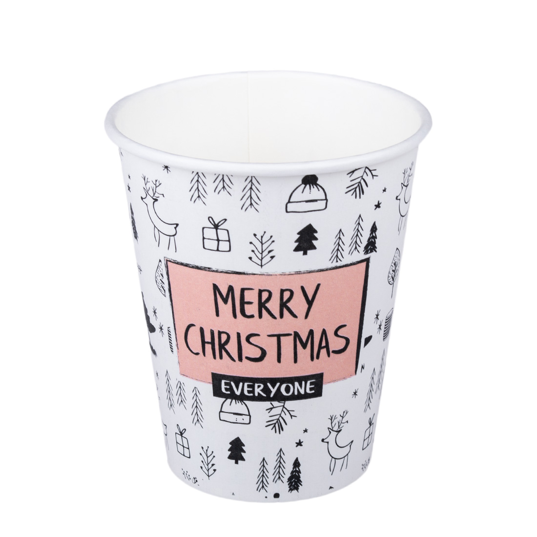 Pappbecher Merry Christmas 250ml/300ml