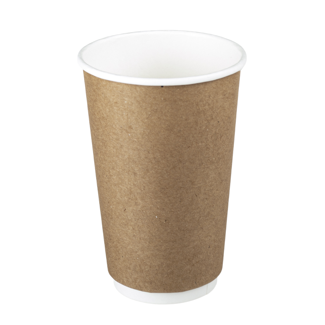 Pappbecher braun doppelwandig Kraftpapier 400ml